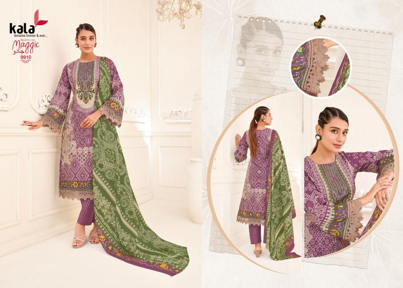 Kala maggic vol 25 wholesale dress material suppliers in ahmedabad